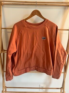 Patagonia Rust Orange Crewneck Sweatshirt